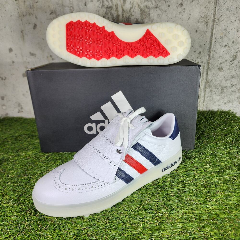 MSRP $159 Adidas CourseCup Spikeless Golf Shoes Size 12 Cloud White Night